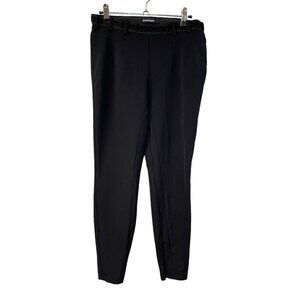 Cambio Randa Ladies Fabric 7/8 Trousers Stretch High Slim Chino US Size 8 Black